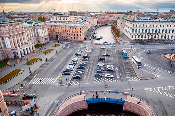 Il ponte Blu San Pietroburgo